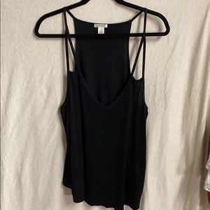 Black tank top